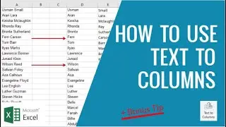 Microsoft Excel Text To Columns