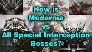How is Modernia vs All Special Interception Bosses? Blacksmith Chatterbox Alteisen Gravedigger Nikke