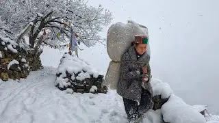 Winters and it&rsquo;s Challenges || Hard life of Kinnaur || winter life