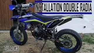 J'INSTALLE UN DOUBLE RADIA SUR MA SHERCO EN 86 TOP ALU - TUTO #5