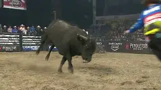 Wrangler Pro Perspective   Brock Radford bucks off Smog