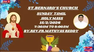 St. Bernard's Church Ammuguda  sunday  Tamil live Mass