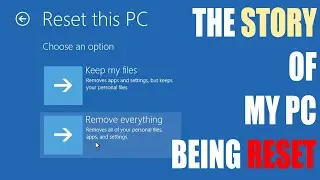 How my PC Factory RESET