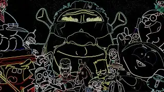 RANDOM CARTOON CHARACTERS sings ALL STAR (AI Cover)