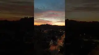 Views of my town & sunset, #niceviews#town