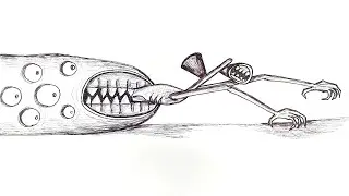 Train eater eats Siren Head, Hathor Art