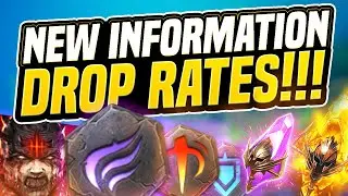 NEW INFORMATION! DROP RATES EXPLAINED! - Raid Shadow Legends .