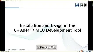 #42- [QuickStart]CH32H417 Tutorial Part 2: Installing IDE & First Project