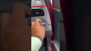 How fog lamps on. VOX WEGON POLO TSI 2016#car #automobile