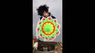 Colorful street art marshmallows #Shorts