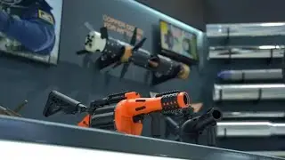 Repkon Defense exhibited its automatic and drum grenade launcher at IDEX 2023