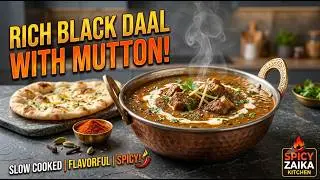 विंटर स्पेशल छिलके वाली दाल मटन के साथ नई रेसिपी / EASY & TESTY BLACK DAAL WITH MUTTON NEW RECIPE