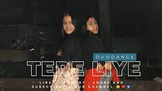 Tere Liye dance cover by Bong Divas 💃🧿 || #dance #duodance #easysteps #dancevide #dancecover || 