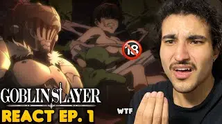 FIQUEI TRAUMATIZADO ASSISTINDO ESSE ANIME!! React Goblin Slayer EP. 1