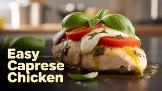 Easy Chicken Caprese Recipe | Balsamic Glazed Chicken Thighs with Mozzarella & Tomatoes