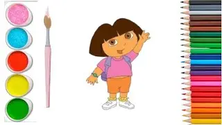 How to draw Dora/Easy drawing/simple drawing ideas for beginners/