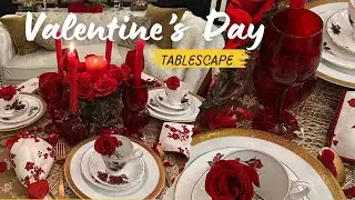 Valentine&rsquo;s Day Tablescape on a Budget | Simple Breakfast Setup for Family