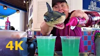 Ocean Attack Drink Making Speciality Cocktail Little Show at Chez Alcatraz Universal Studios Orlando