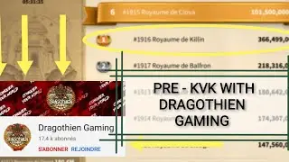 PRE - KVK WITH DRAGOTHIEN GAMING - BIG COMPETITORS