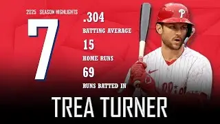 Trea Turner || 2025 Philadelphia Phillies Highlights
