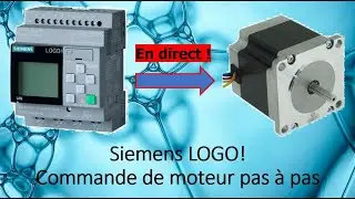Siemens LOGO! Commande de moteur pas à pas - Sans driver ! Connexion directe !
