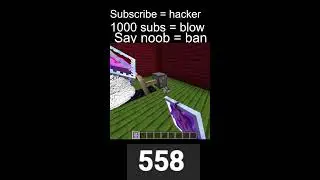 SUB = HACKER MINECRAFT LIVE