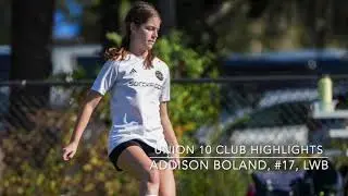 Addison Boland Union10 Highlights Shorter Version