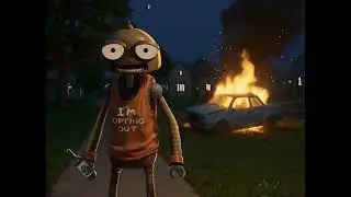 Drunk Robot Car Crash!