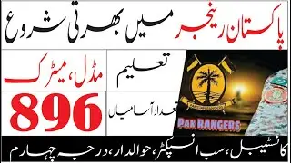 Pakistan Ranger  jobs 2021|Sindh Ranger  jobs 2021 | govt jobs 2021