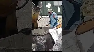 complete procedure of concrete pouring by tractor back bucket #pakconstruction  #virals #india