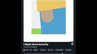 I MIGHT NEED SECURITY 1HR LOOP CHANCE THE RAPPER