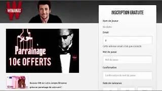 Winamax 10&euro; Parrain Filleul et Pari Rembours&eacute; - Argent Rapide en Ligne