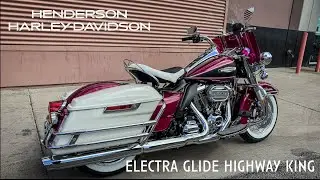2023 Harley-Davidson Electra Glide Highway King Hi-Fi Magenta & Birch White Paint | Bike of the Week