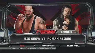 Wwe 2K15 PS3 - Big Show Vs Roman Reigns