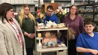 Ready For Retail trainees practice merchandising skills