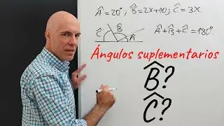 Hallar ángulos suplementarios. Vamos💪