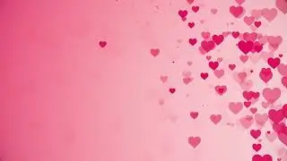 Cinematic Love Animation | Pink Romantic Background