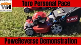 Toro Personal Pace PoweReverse Reverse Feature Demonstration Self Propelled #TheToroCompany