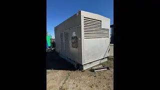 800 KW Diesel Generator set in Enclosure, Only 882 hours since new