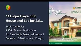 141 sqm Freya 5BR House and Lot for Sale in Camella Subic