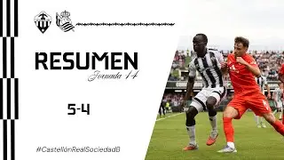 Resumen J14: CD Castell&oacute;n 5-4 Real Sociedad 'B' (15-11-2025)