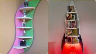 Home Decor Unique Corner Wall Shelve Designs 2023 || Storage Ideas || Space Saving Ideas