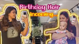 Boring hair ka THE END | Birthday Hair Glow Up 💇🏽&zwj;♀️✨ | Anaizah ne kiya pareshaan | RuAm Vlogs
