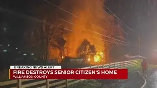 Fire destroys senior citizen's home
