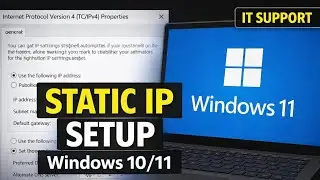 PC Ko IP Address Kaise De | Static IP Setup Windows 10/11 | Hindi