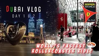 Going to Dubai! Ferrari World | Upper Body Workout VLOG