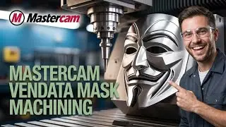 MasterCAM 2022 || Vendata Mask || Advanced Opti Roughing Technique