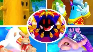 Kirby's Return to Dreamland - All Bosses (Story Mode)