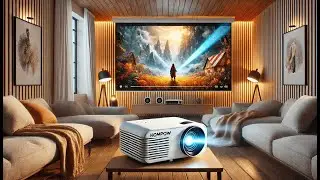 📽️ HOMPOW Projector, Native 1080P Full HD Bluetooth Projector | Best Mini Projector Hompow 📽️