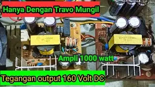POWER AMPLI 1000 WATT HANYA PAKAI POWER SUPLLY BEKAS POLYTRON